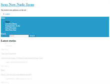Tablet Screenshot of nnteens.com